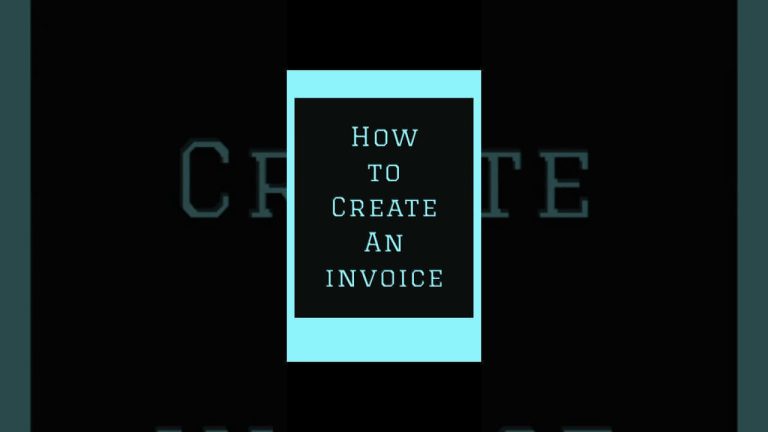 How To Create Invoice On iPhone