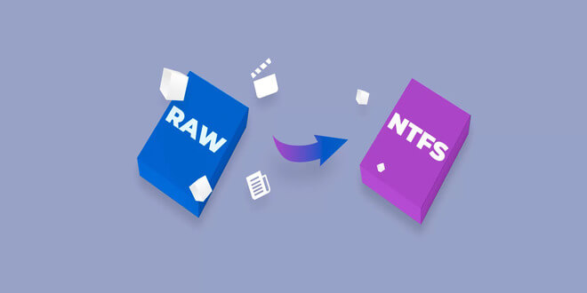 How to Convert Raw Disk to NTFS